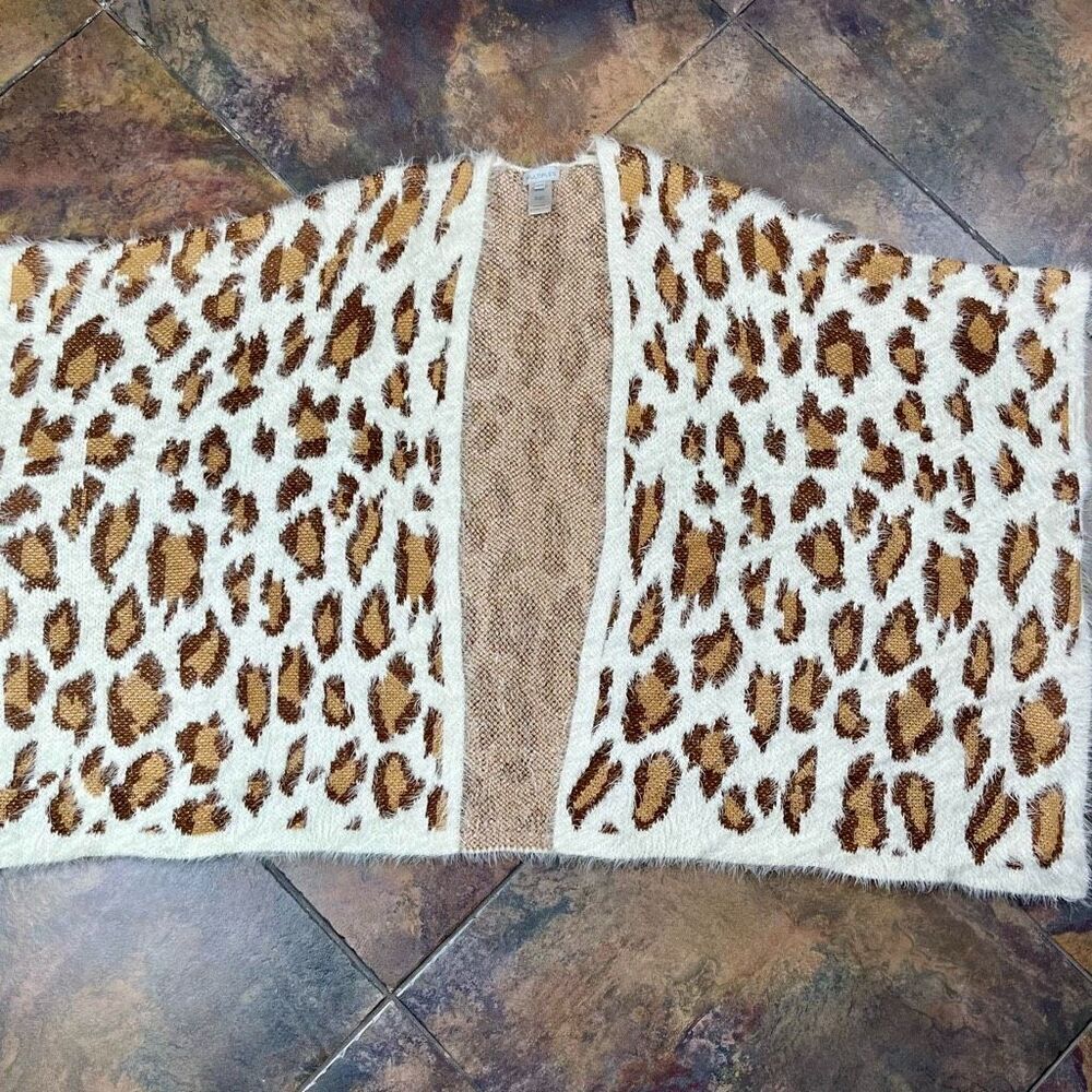 NWT Multiples Natural Attraction Leopard Open Fro… - image 3